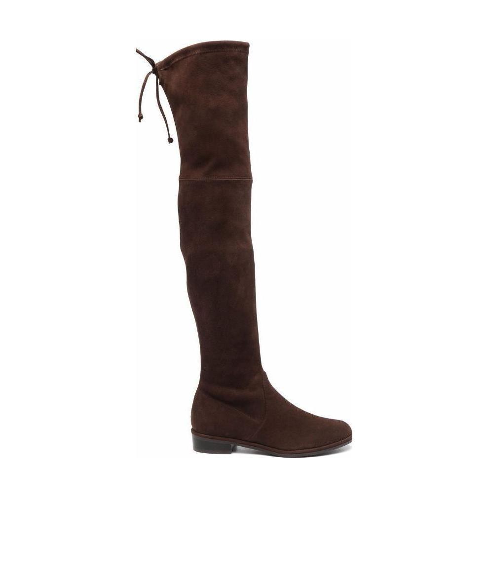 Stuart Weitzman Lowland Thigh-high Boots In Black