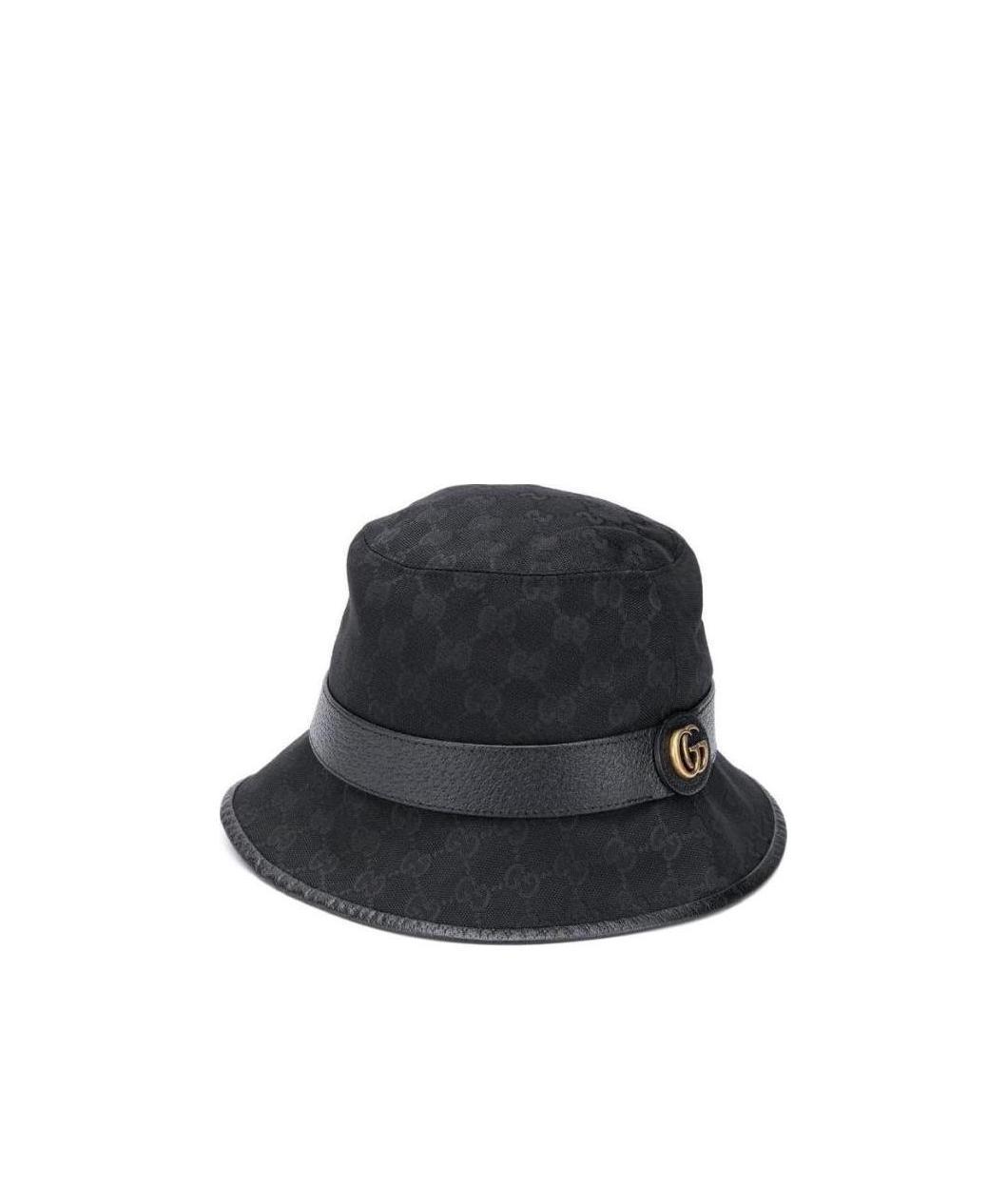 Gucci Gg Supreme Bucket Hat In Black