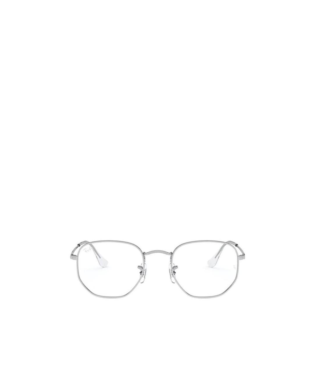 Ray Ban Geometric Glass Frames In Neutral