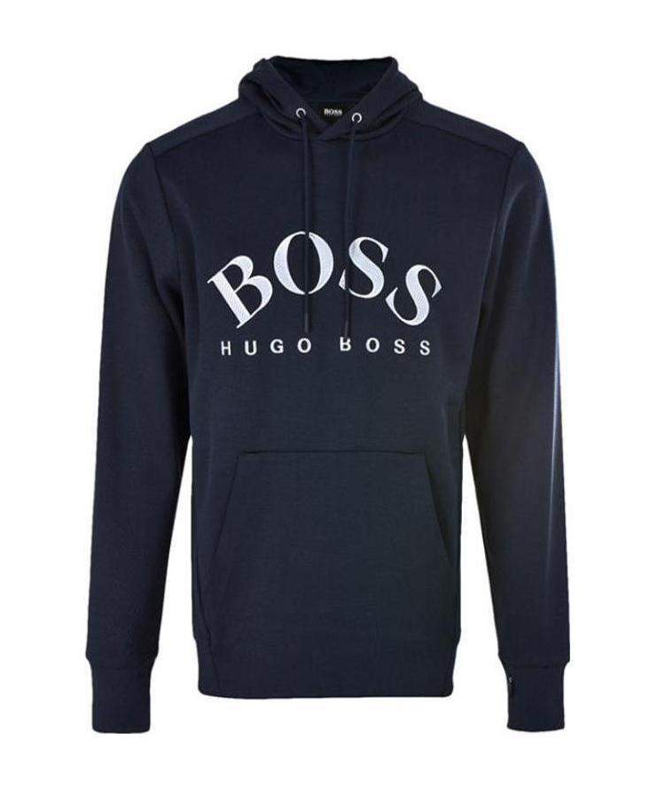 HUGO BOSS LOGO PRINT HOODIE