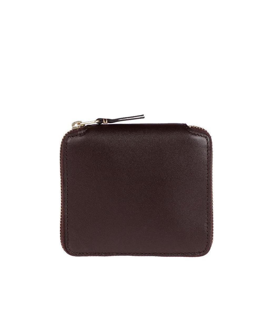 Comme Des Garçons Wallet Zip Around Wallet In Black