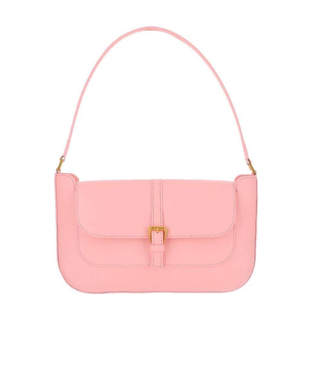 By Far Logo Handbag In Pink