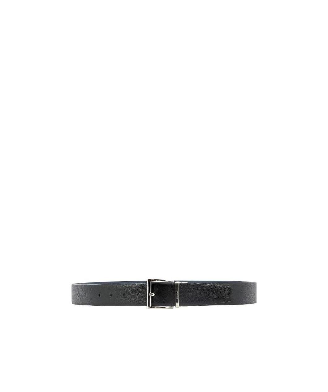 Prada Reversible Belt In Black