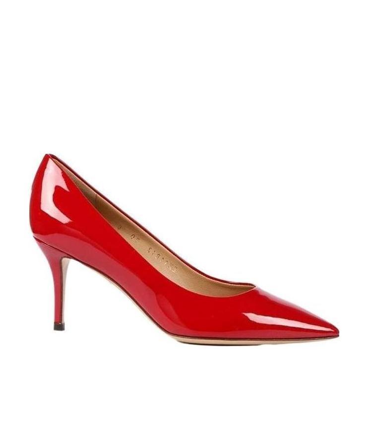 Ferragamo Cusp High-heeled Shoes In Red