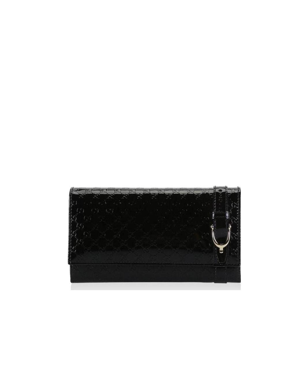 Gucci Double G Pattern Wallet In Black