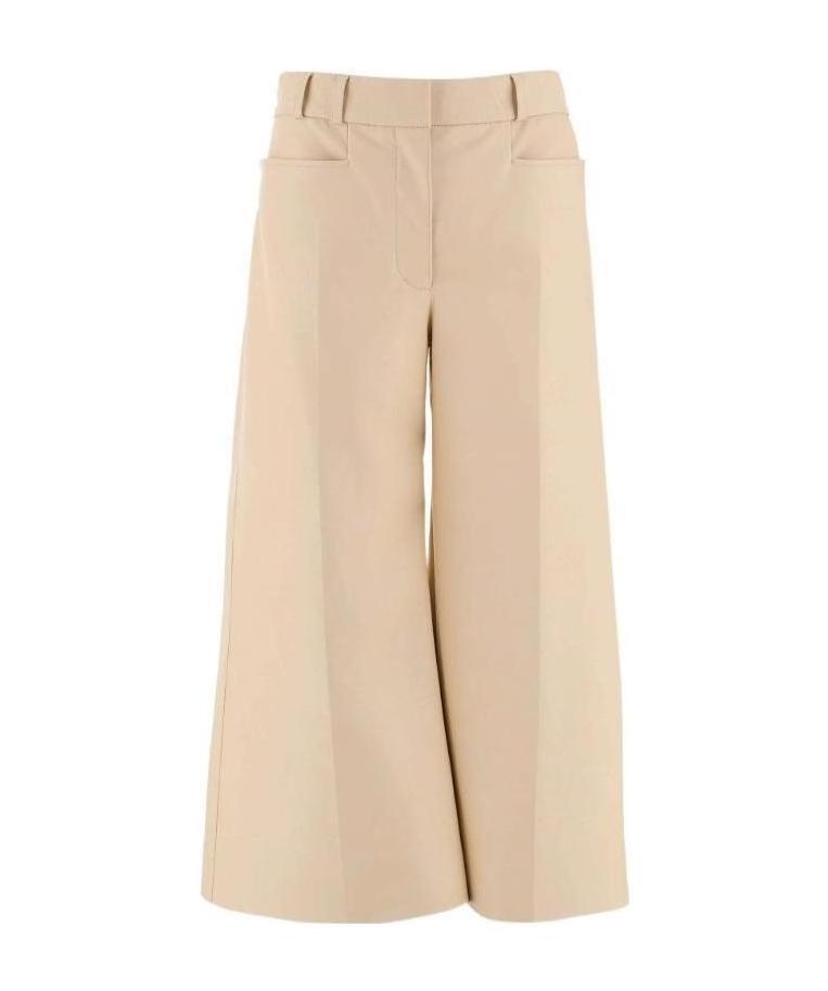 Stella Mccartney Charlotte Skin Free Skin Culotte Trousers In Nude