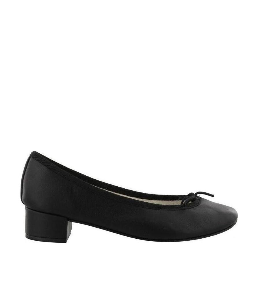 Repetto Round Head Ballet Shoes In Black