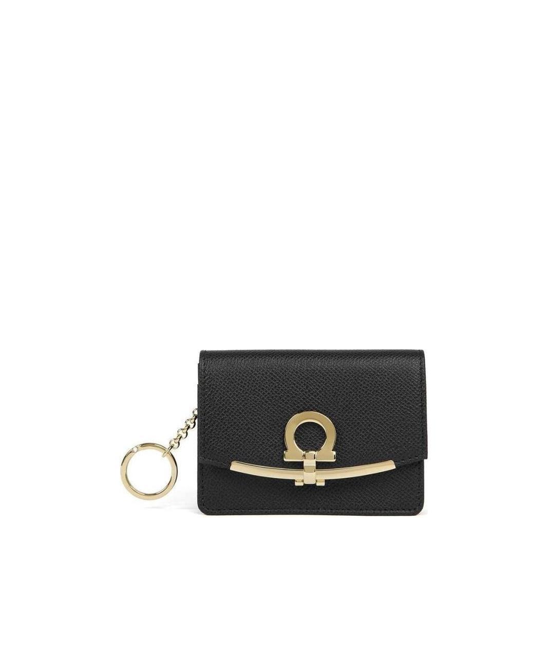 Ferragamo Salvatore  Logo Plaque Wallet In Green