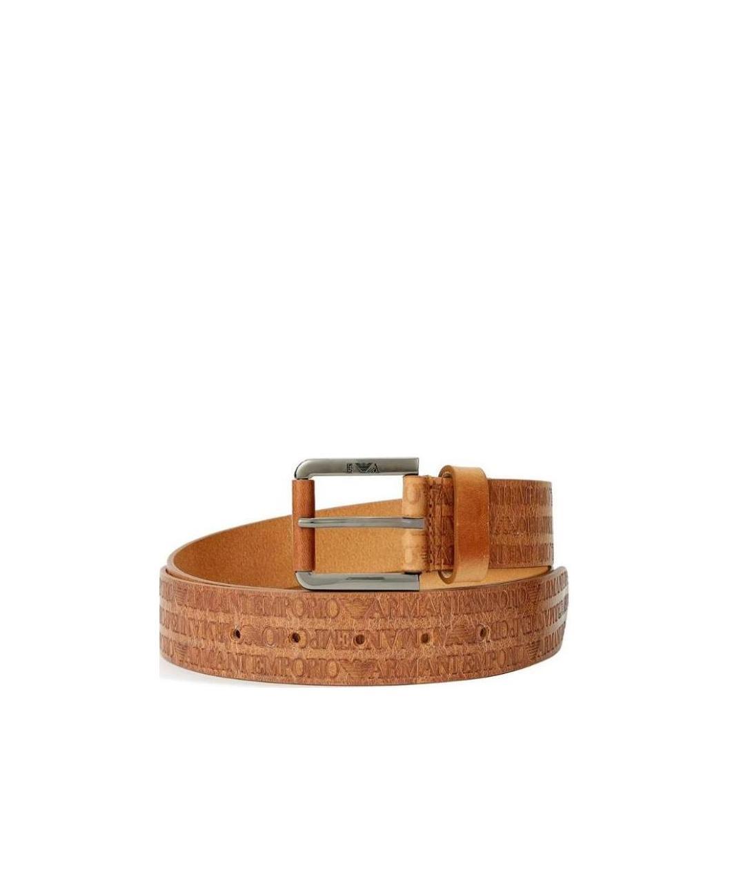 EMPORIO ARMANI SQUARE BUCKLE BELT