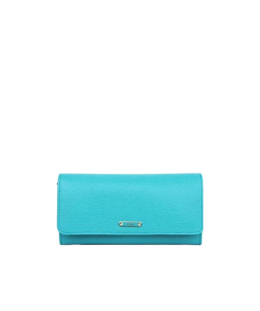 Fendi Long Purse In Green