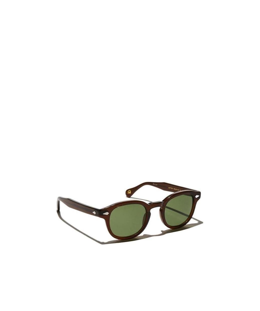 Moscot Logo Sunglasses In Brown