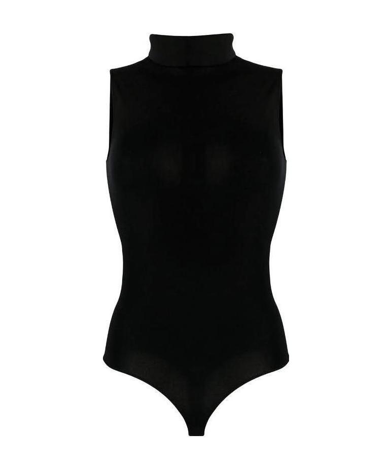 Wolford Sleeveless High-neck Bodysuit In Black