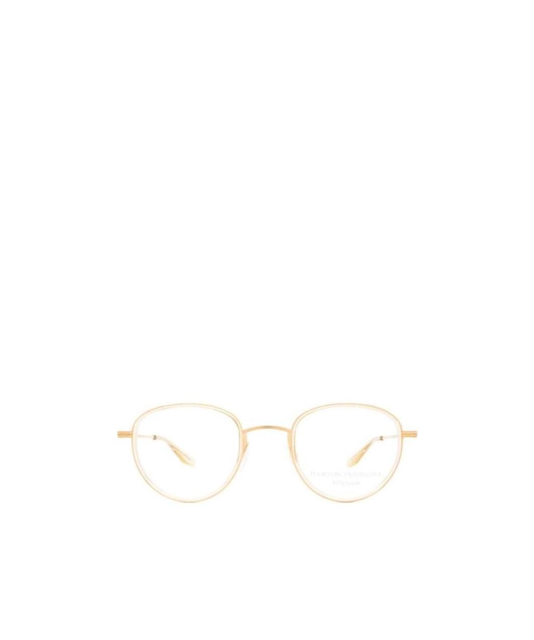 Shop Barton Perreira Logo Glasses In Nude
