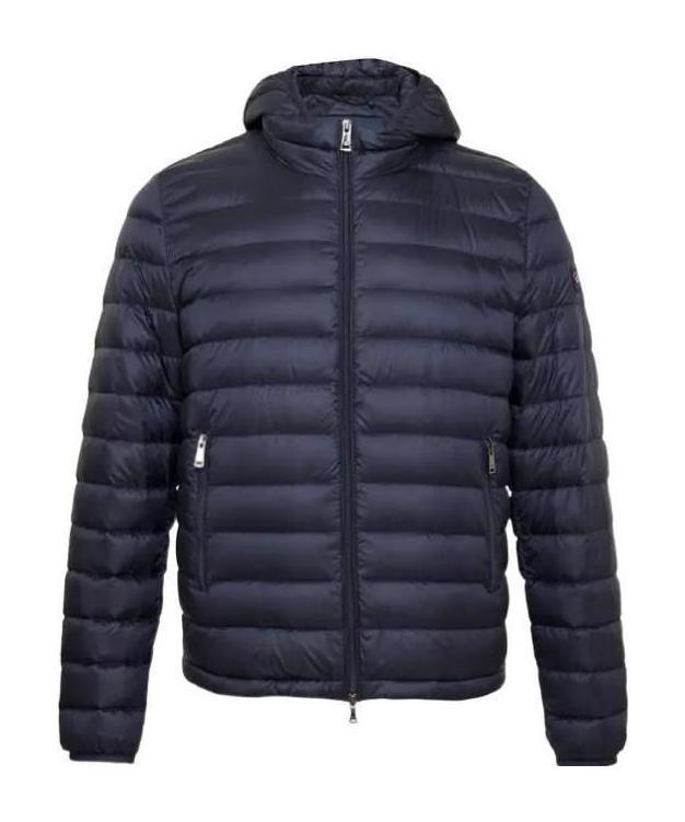 Shop Paul & Shark Ultralight Hooded Quilted Jacket In Black