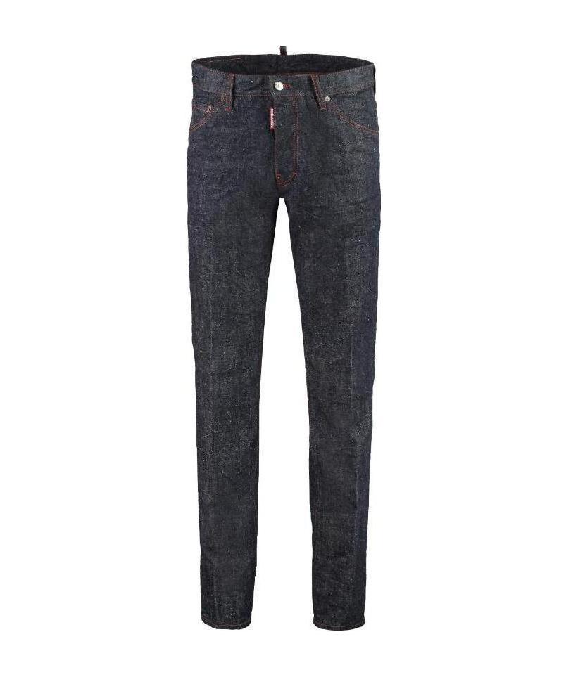 Dsquared2 Cool Guy Rear Logo Print Jeans In Burgundy