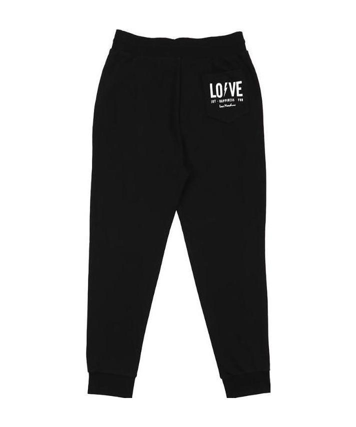Moschino Logo Sweatpants In Black