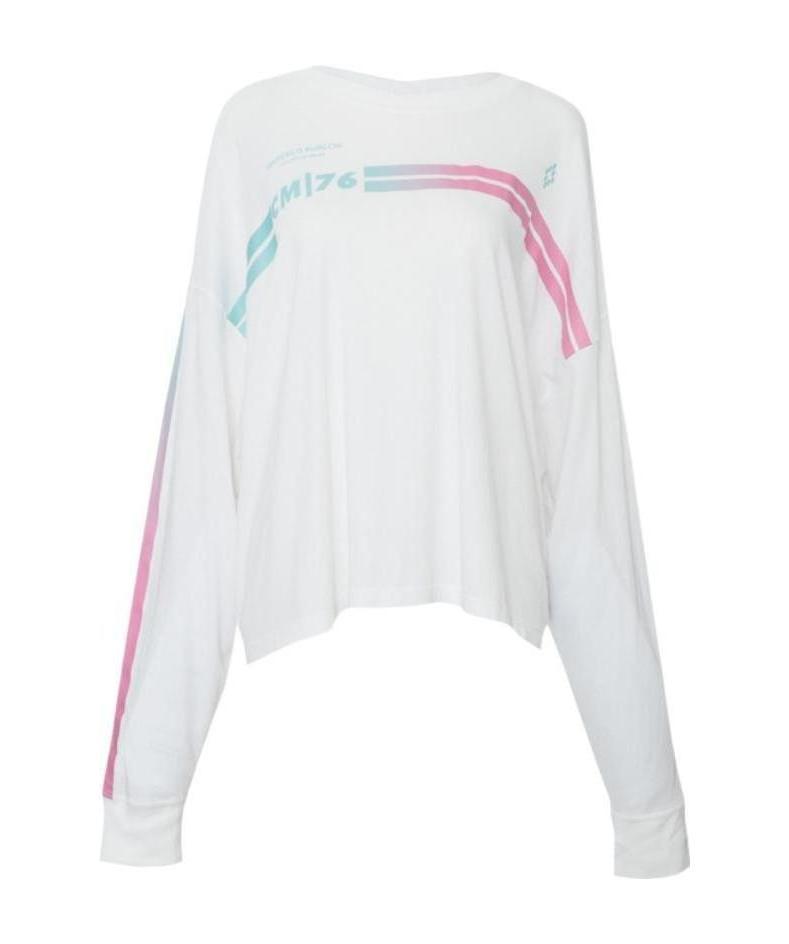 Marcelo Burlon County Of Milan Printed Round-neck Sweater In White