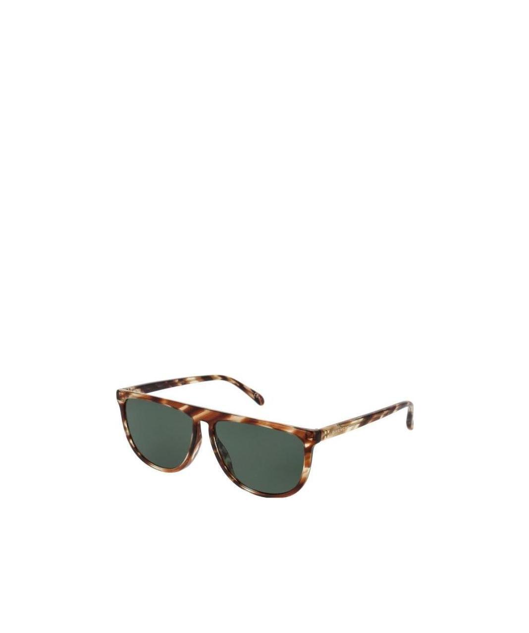 Givenchy Green Rectangular Ladies Sunglasses Gv 7145/s Ex4 57 14 145 In Green