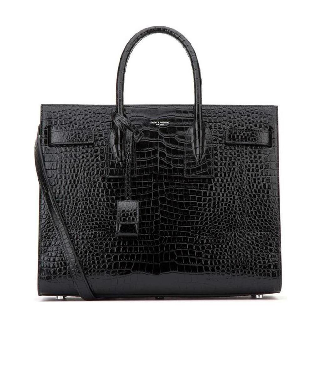 Saint Laurent Small Sac De Jour Tote In Black