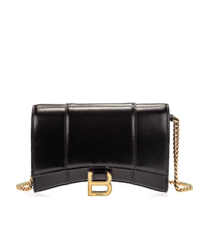 Balenciaga Bolsa Bandolera - Hourglass Mini In Black
