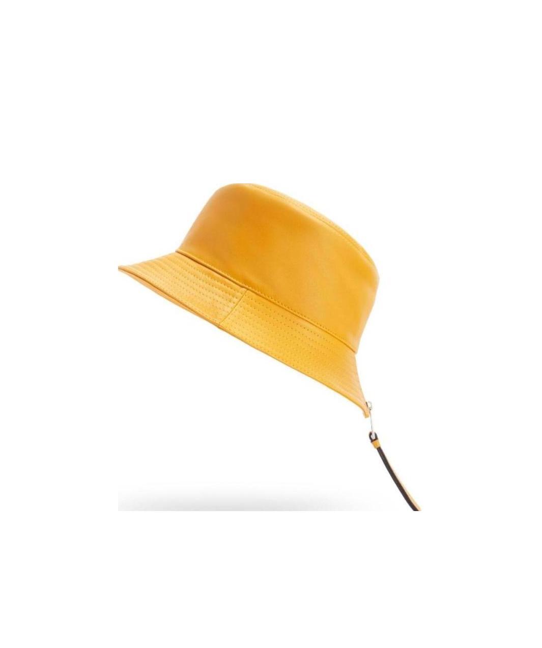 Loewe Zipper Fisherman's Hat In Yellow