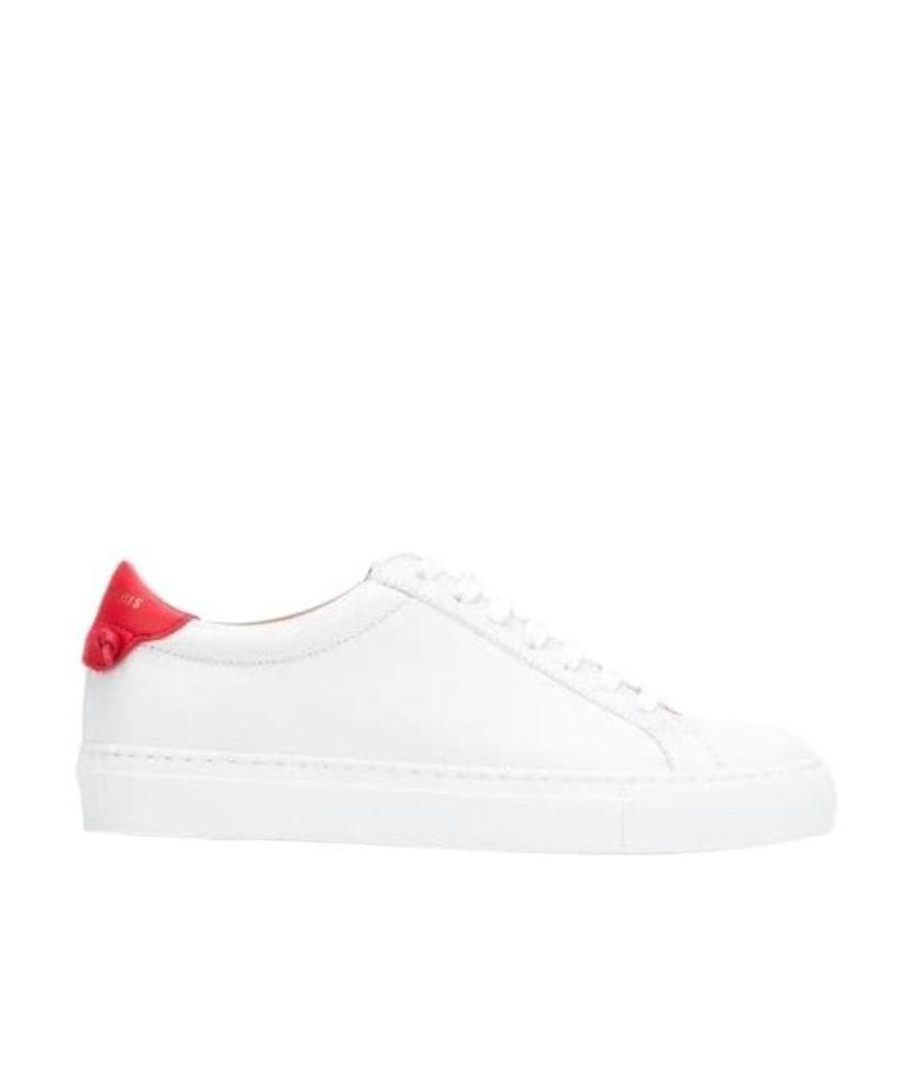 Givenchy Contrast-heel Low-top Sneakers In White