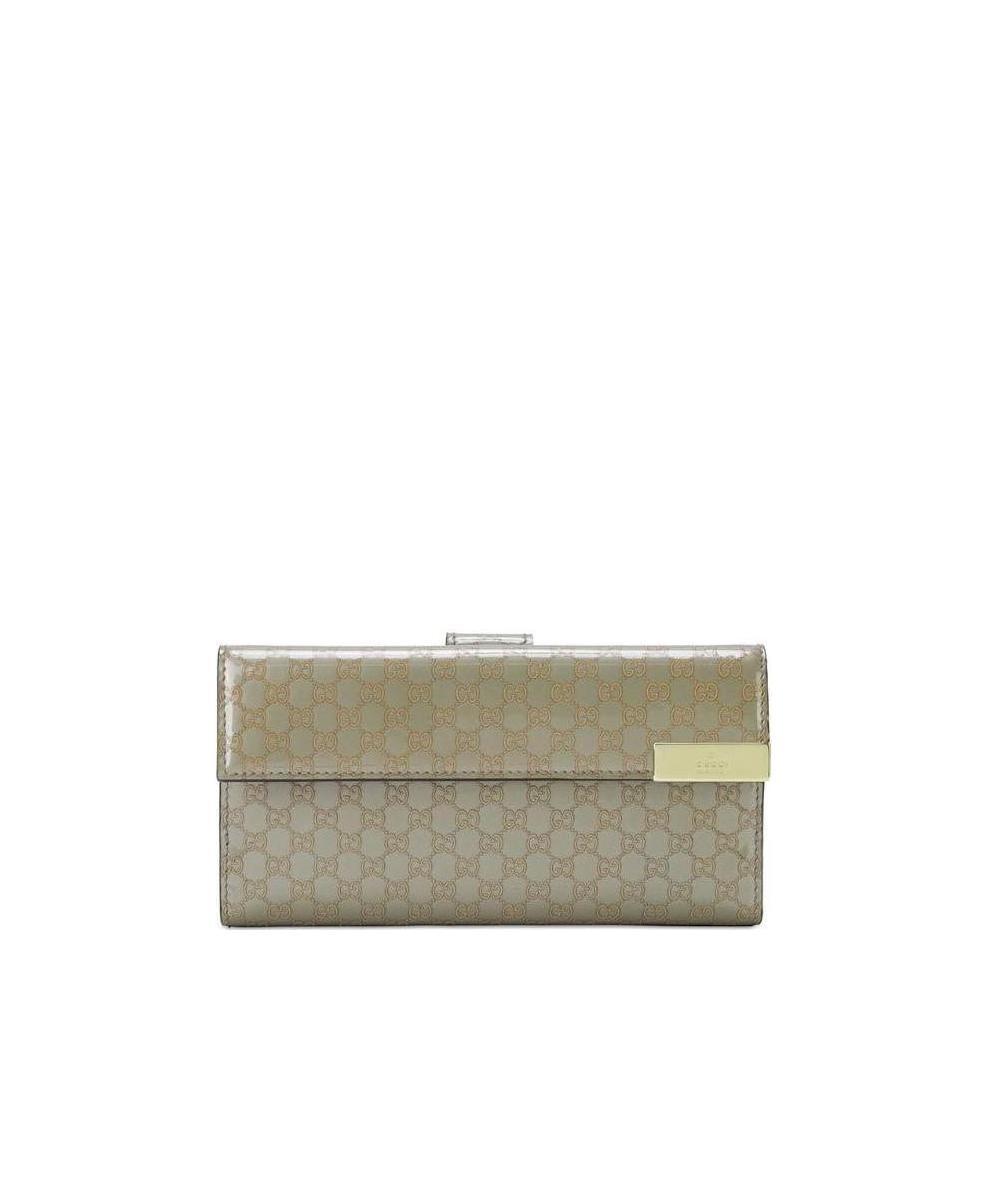 Gucci Double-folded Wallet In Nude