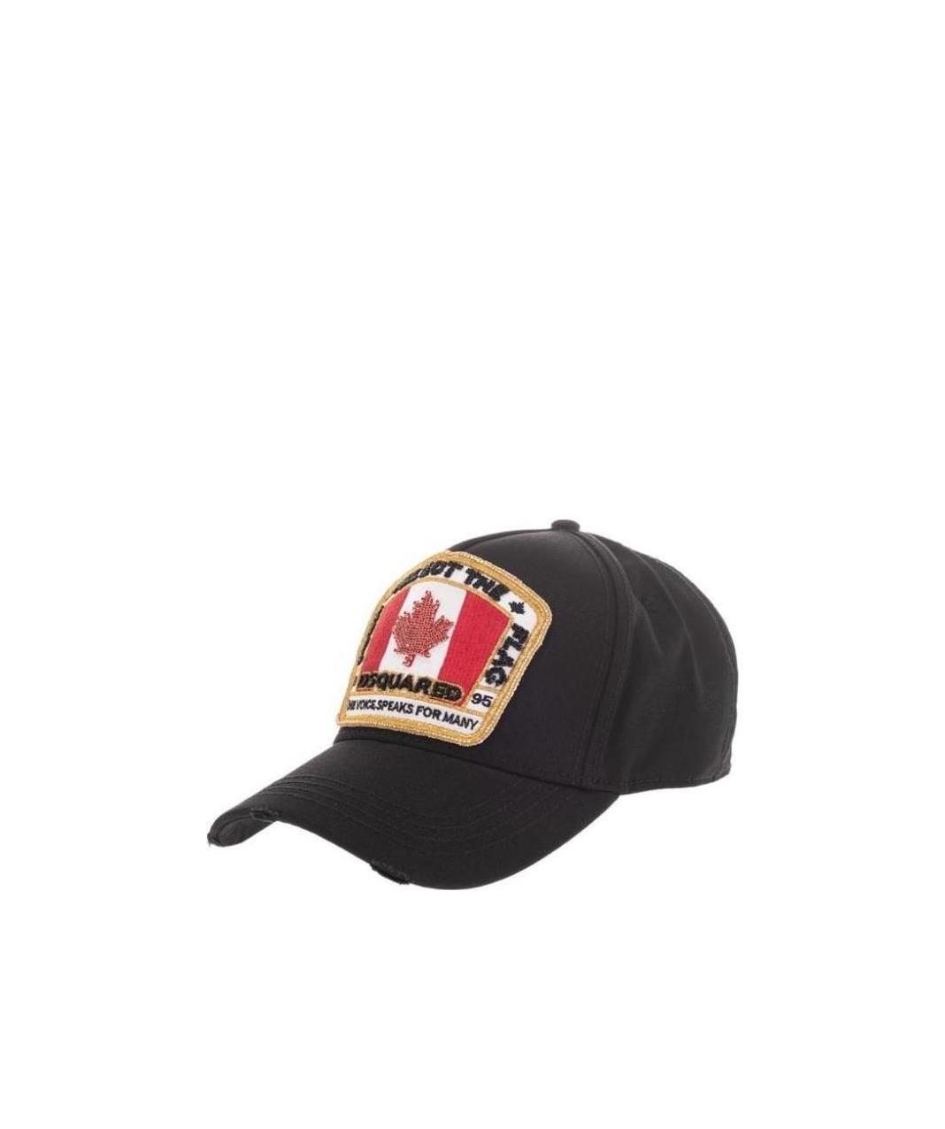 DSQUARED2 BEAD-EMBELLISHED LOGO PATCH CAP