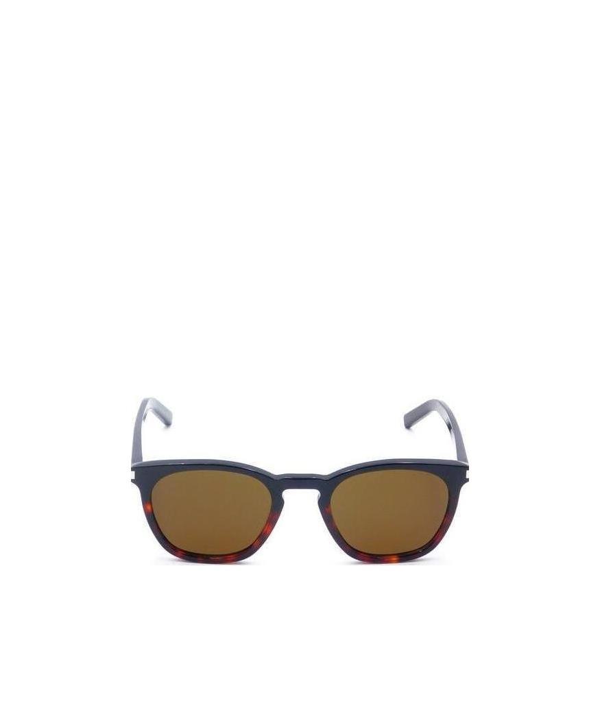 Saint Laurent Eyewear Classic Sl28 Sunglasses In Brown