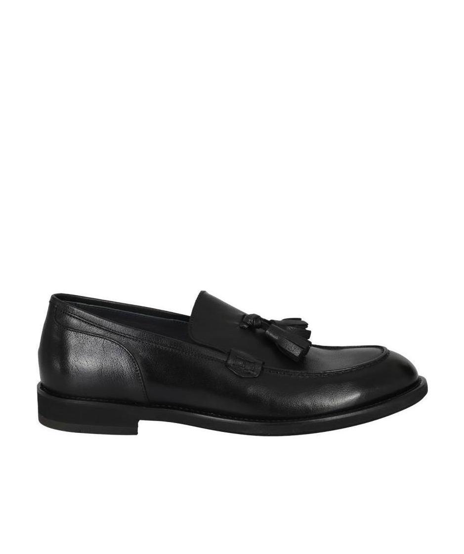 Seboy's Logo Leisure Business Shoes In Black