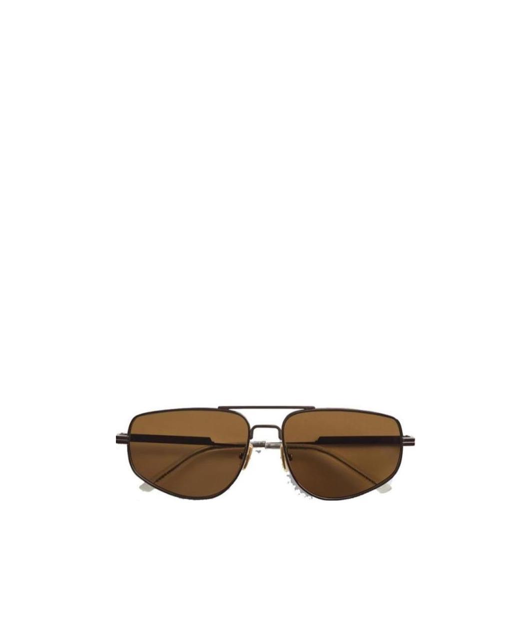 Bottega Veneta Geometric-frame Sunglasses In Brown