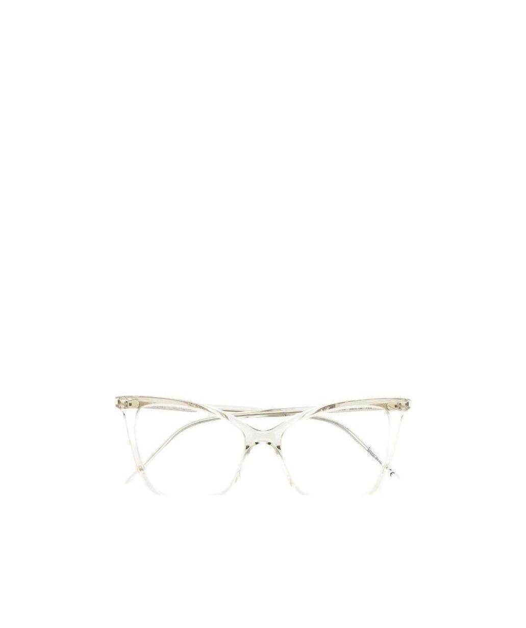Saint Laurent Sl386 Cat-eye Glasses In White