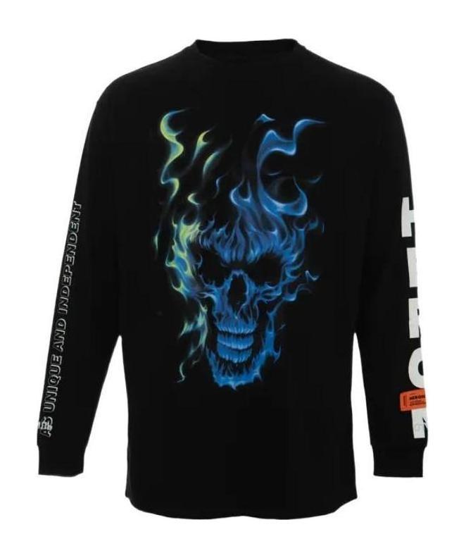 Heron Preston Printed T-shirt In Black