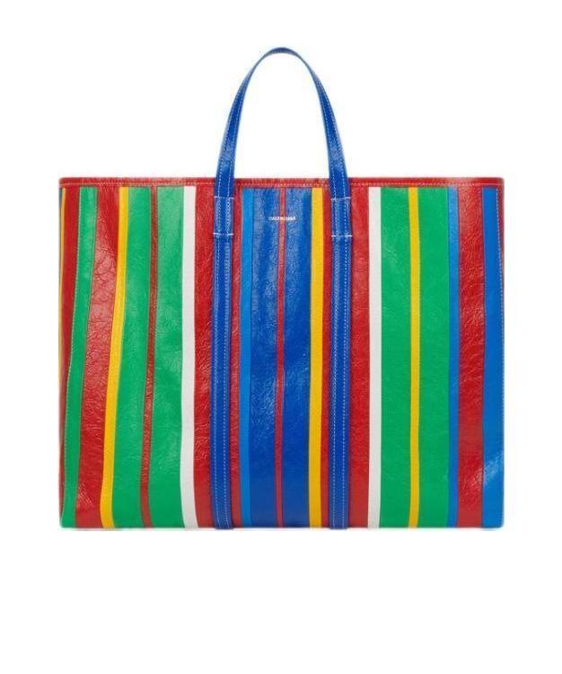 Balenciaga Barbes East-west Large Shopper Bag In Multi