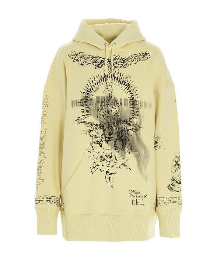 Givenchy Oversize Sweatshirt In Yellow