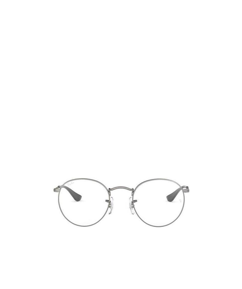 Ray Ban Round Metal Glasses In Metallic
