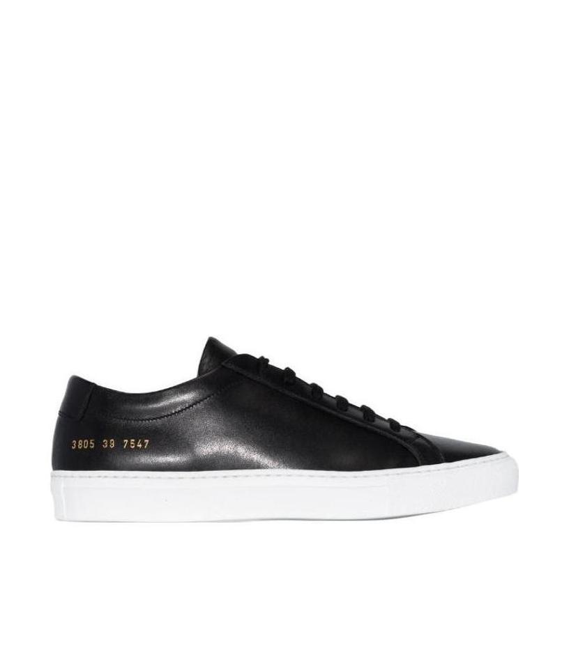 Common Projects Black Achilles Sneakers In Black