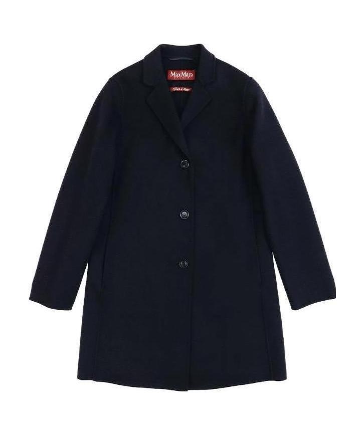 Max Mara Single-breasted Coat In Black