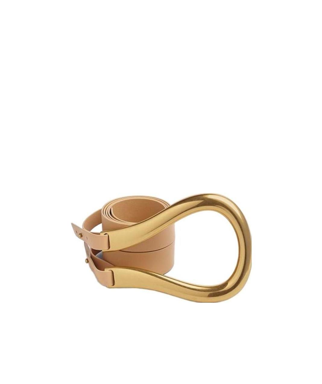 Bottega Veneta Leather Waist Belt In Nude