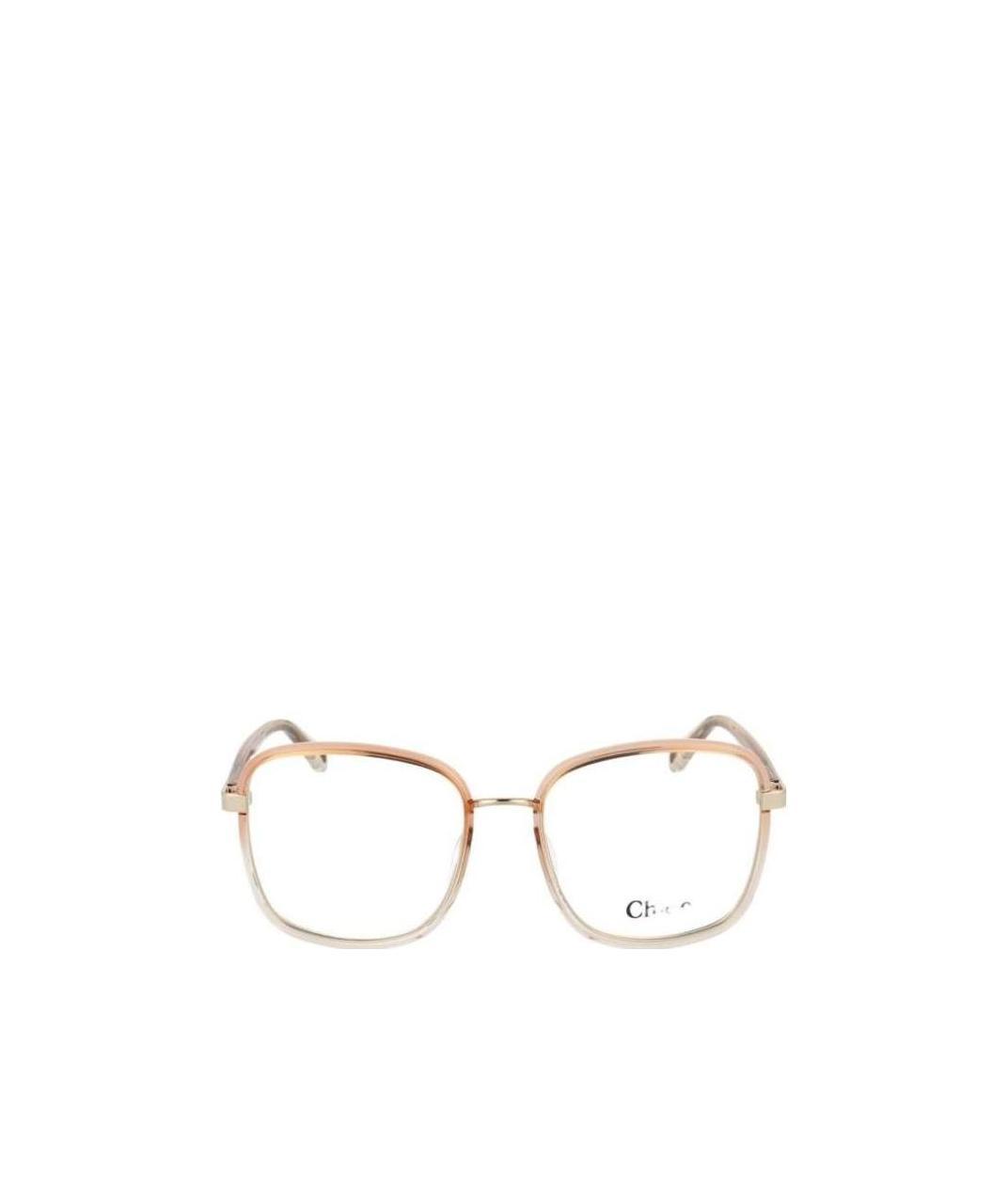 Chloé Oversize Transparent-effect Glasses In White