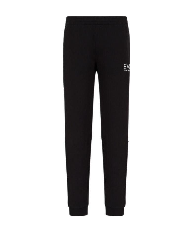 Ea7 Logo Sweatpants In Black