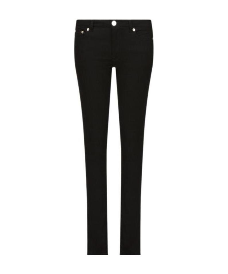 Givenchy Star Motif Skinny Jeans In Black