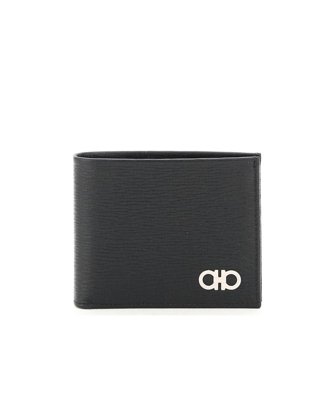 Shop Ferragamo Logo-plaque Wallet In Brown