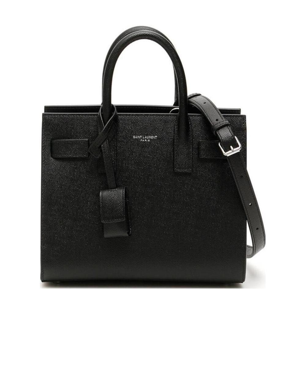 Saint Laurent Small Sac De Jour Tote In Black