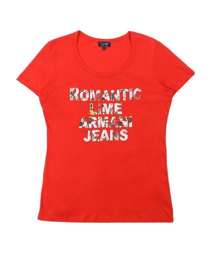 ARMANI JEANS ROUND-NECKED LOGO T-SHIRT
