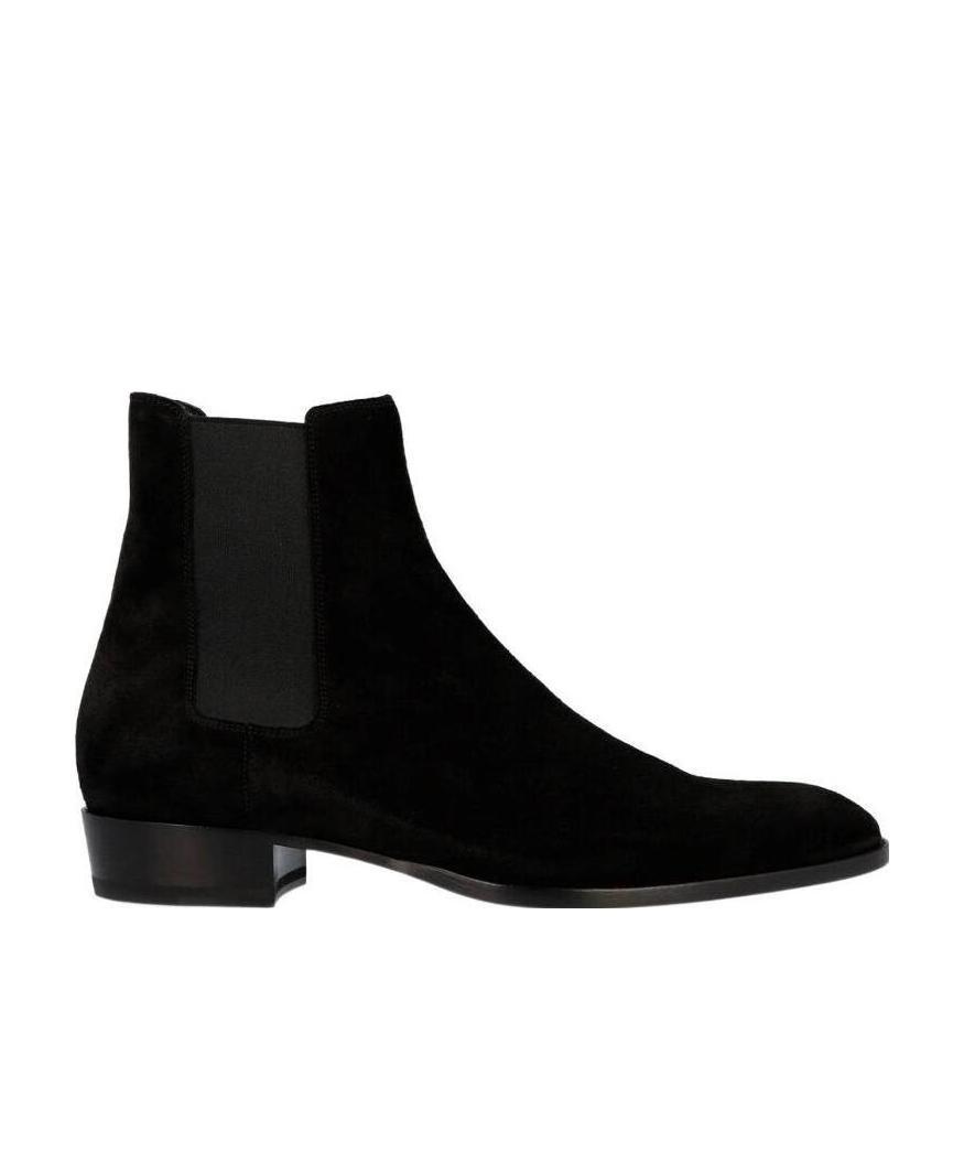 Saint Laurent Wyatt 30 Otterproof Chelsea Boot In Black