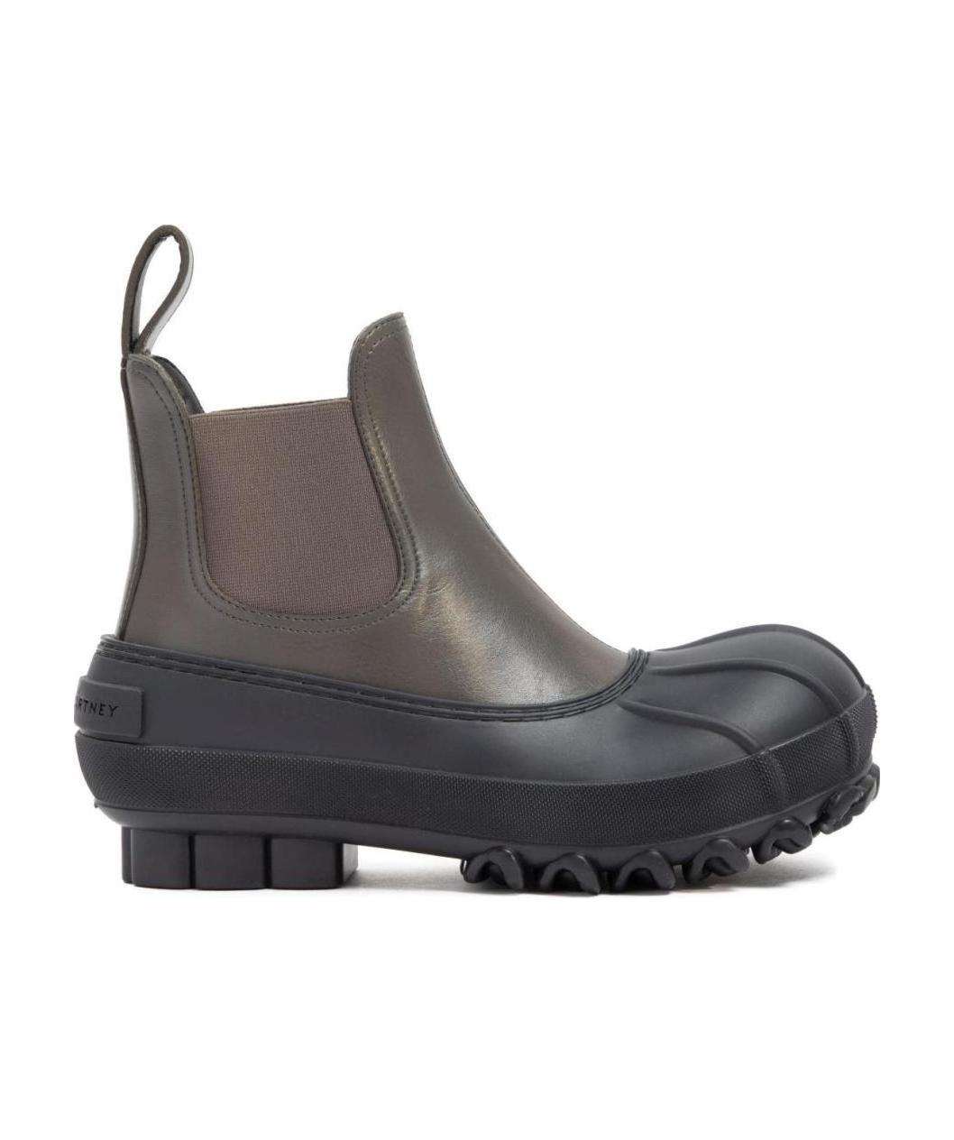 Stella Mccartney Duck City Chelsea Boots In Black