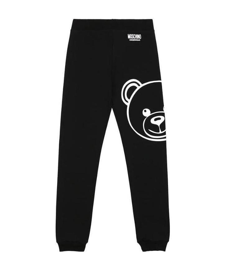 Moschino Printed Sweatpants In Black