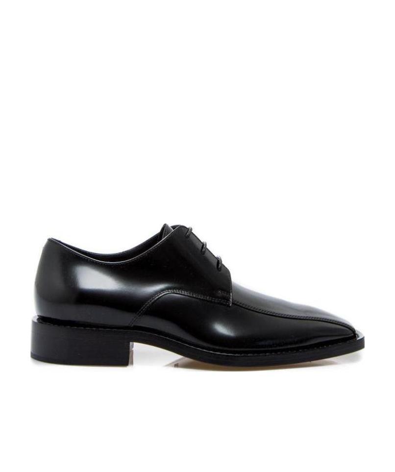 Balenciaga Lace Up Business Dress Shoes In Black