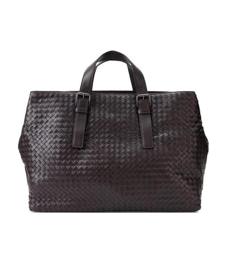 Bottega Veneta Knitted Handbag In Brown